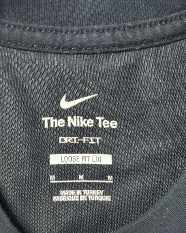 Nike Black Graphic Swoosh Dri-FIT Loose Fit T-Shirt