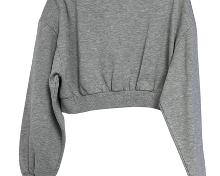 Factorie Grey Cropped Sweatshirt