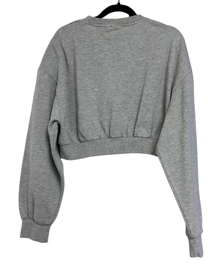 Factorie Grey Cropped Sweatshirt