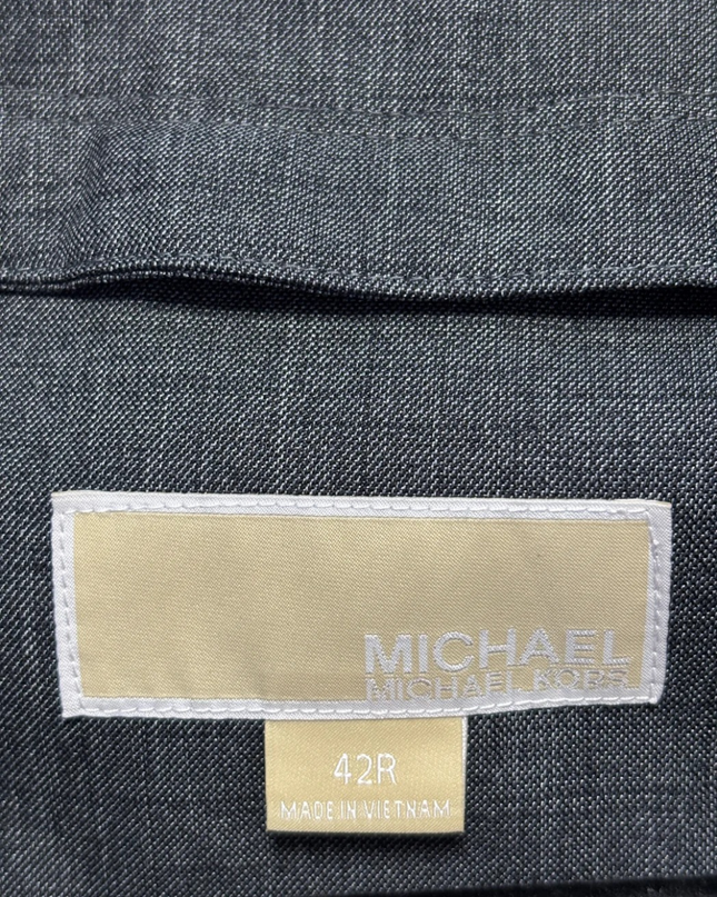 Michael Kors Grey Slim Fit Car Coat