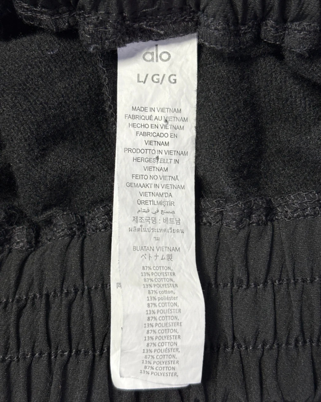 Alo Yoga Black Athletic Sports Shorts