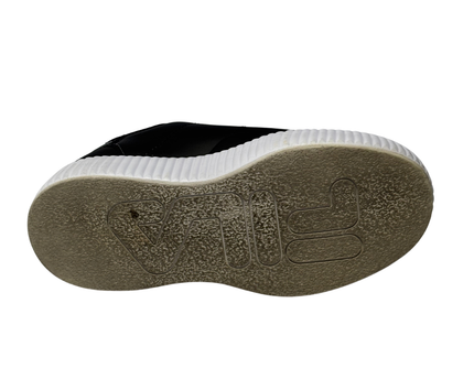 Fila Black Women's Leather Platform Sneakers