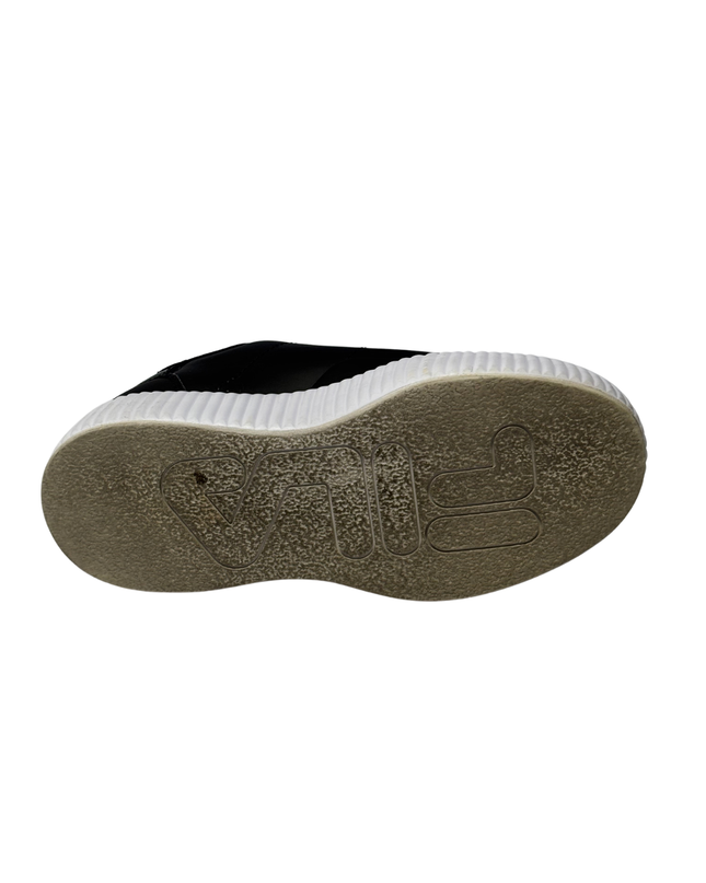 Fila Black Women's Leather Platform Sneakers