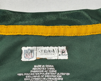 NFL Green Team Apparel Green Bay Packers #12 Jersey