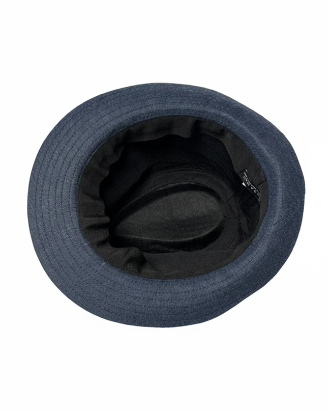 Zara Man Navy Blue Fedora Hat