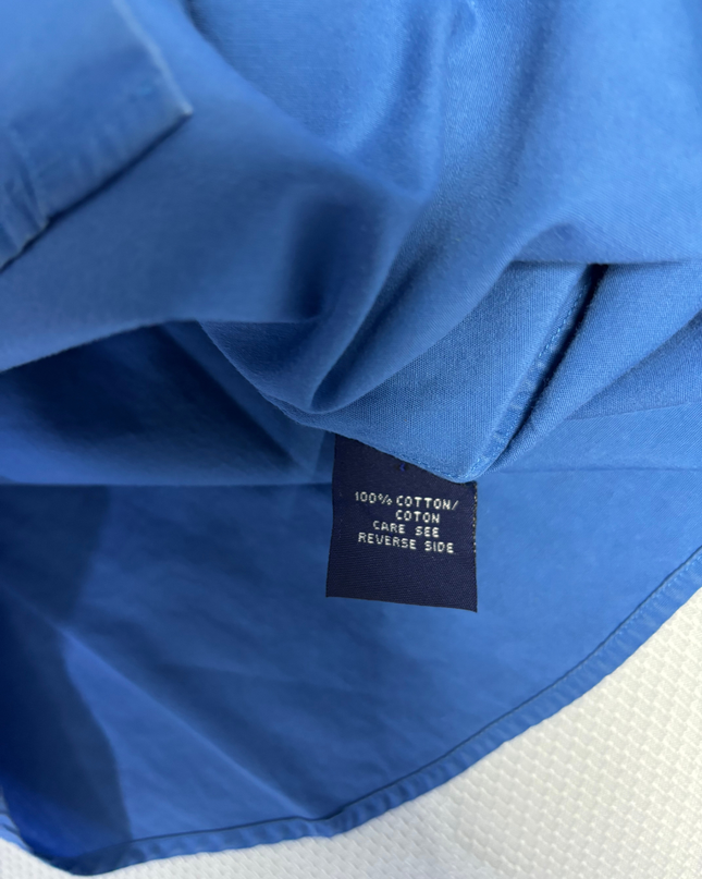 Ralph Lauren Golf Blue Long Sleeve Button-Down Shirt