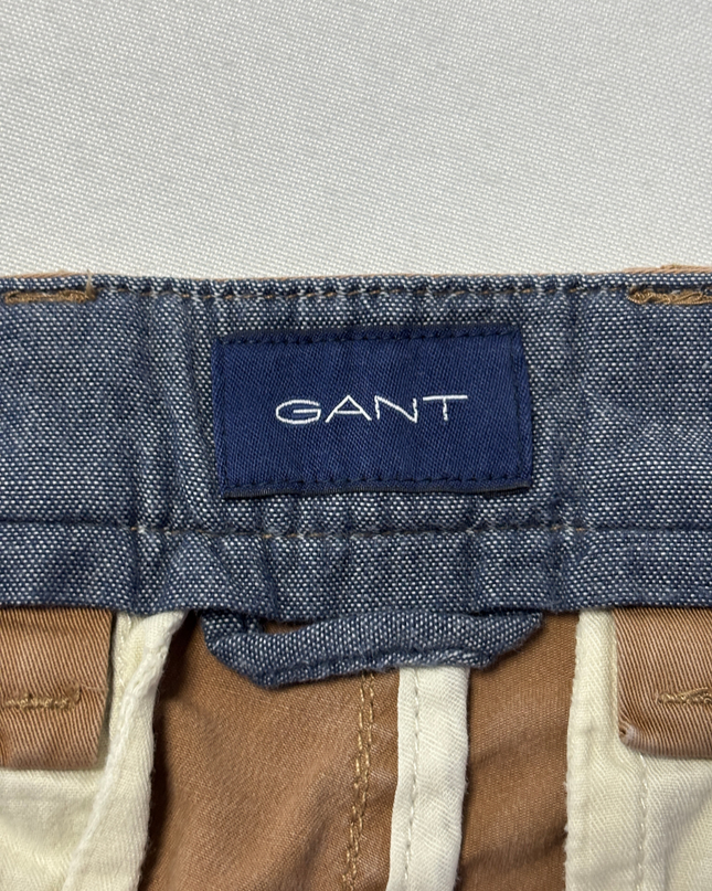 Gant Brown Hallden Slim Fit Chinos