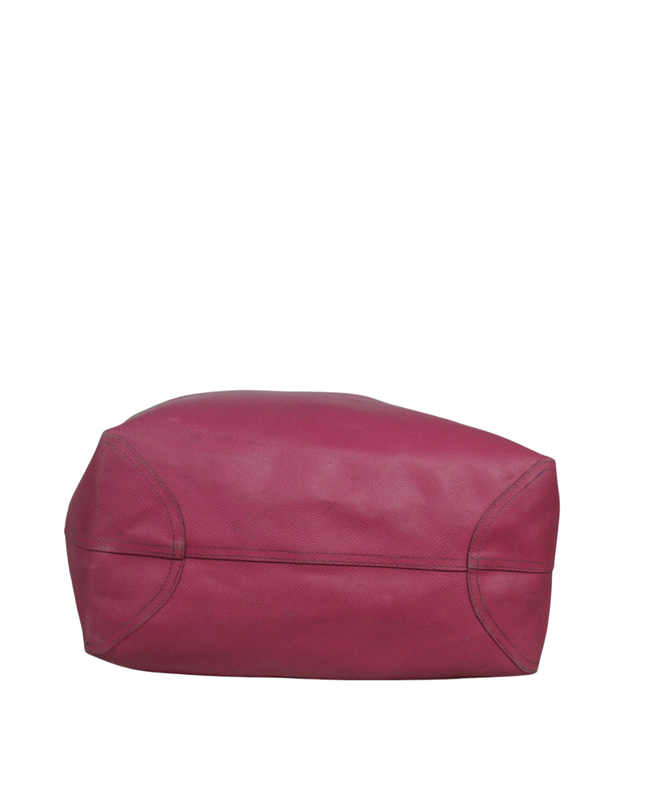 Coach Pink Pebbled Leather City Tote Bag