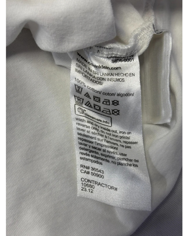 Calvin Klein White Skyline Graphic T-Shirt