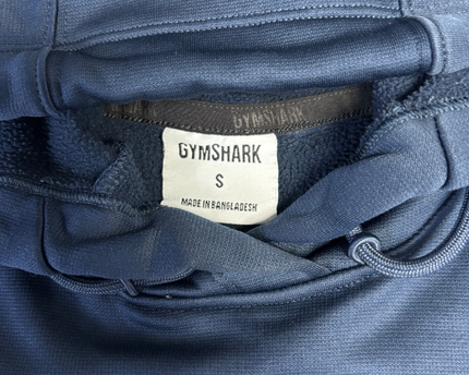 Gymshark Navy Blue Slim Fit Training Hoodie