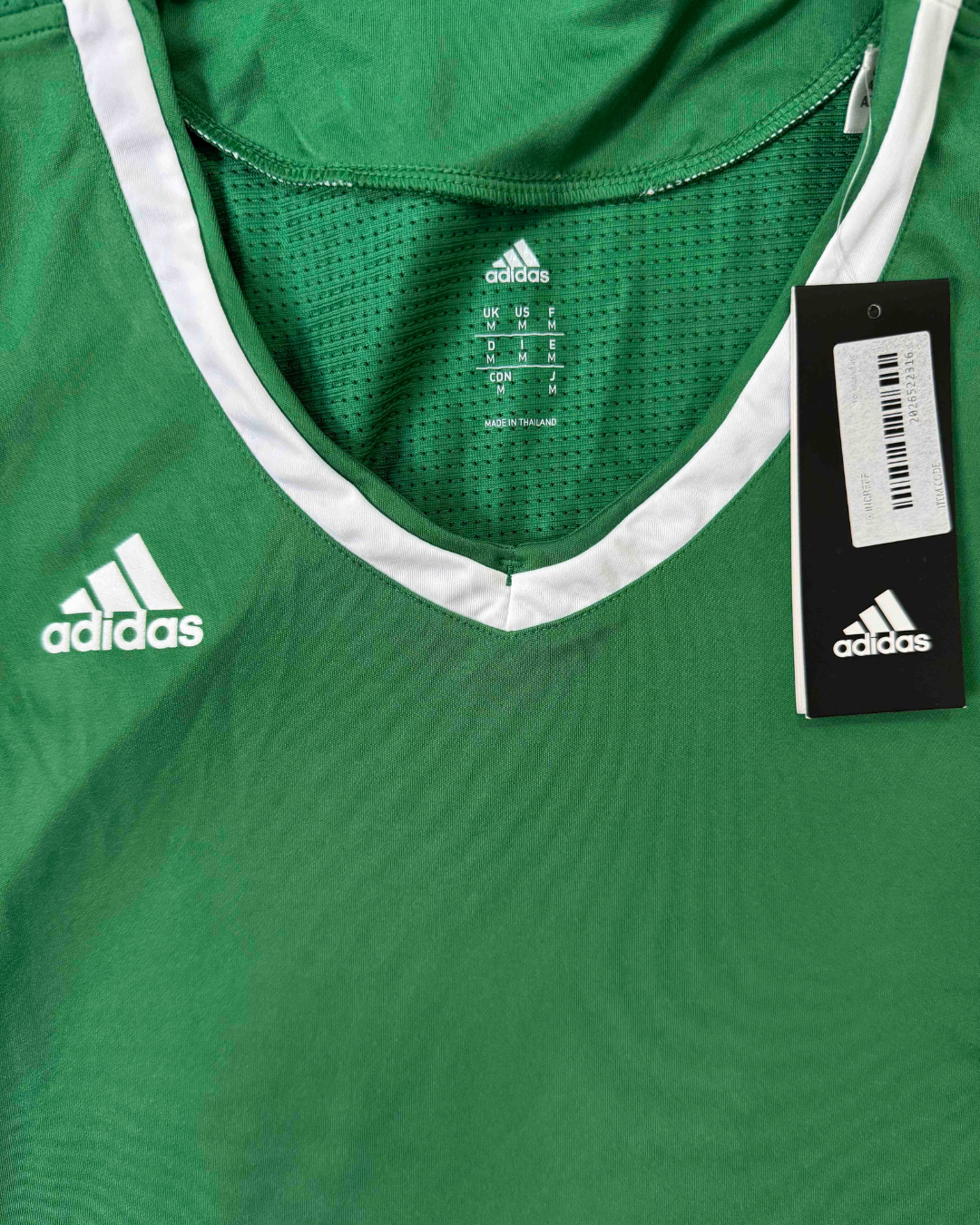 Adidas Green & White Basketball Jersey - S | With Tags
