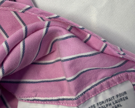 Polo Ralph Lauren Men's Pink Striped Classic Fit Button Down Shirt