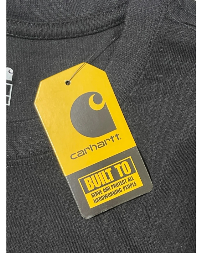 Carhartt Black Loose Fit K87 Heavyweight Pocket -Shirt W/Tags