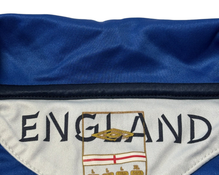 Umbro England Blue Quarter-Zip Training Jersey