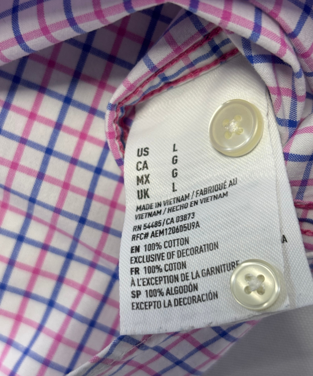 American Eagle Multicolor Plaid Classic Fit Shirt