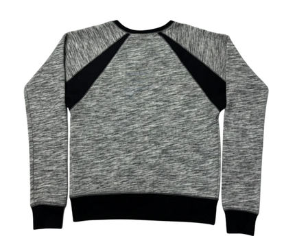 PINK Grey Marl Raglan Sleeve Sweatshirt