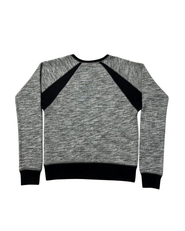 PINK Grey Marl Raglan Sleeve Sweatshirt