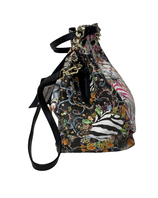 Cavalli Class Multi-color PrintMe Small Satchel Bag