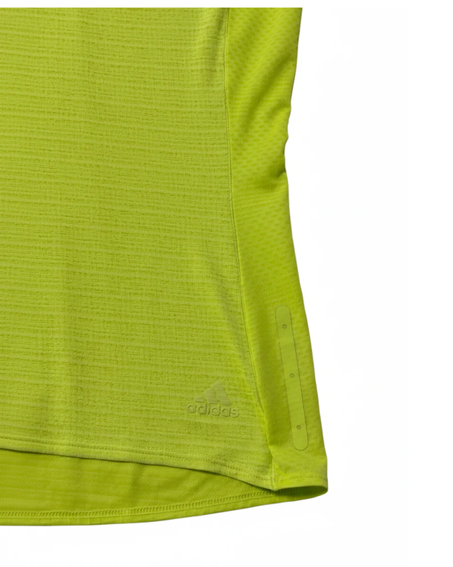 Adidas Neon Yellow Climachill Energy Running Tank Top