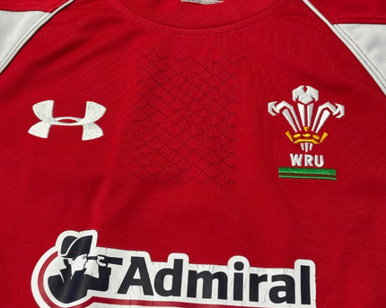 Wales WRU Rugby Under Armour Red Jersey