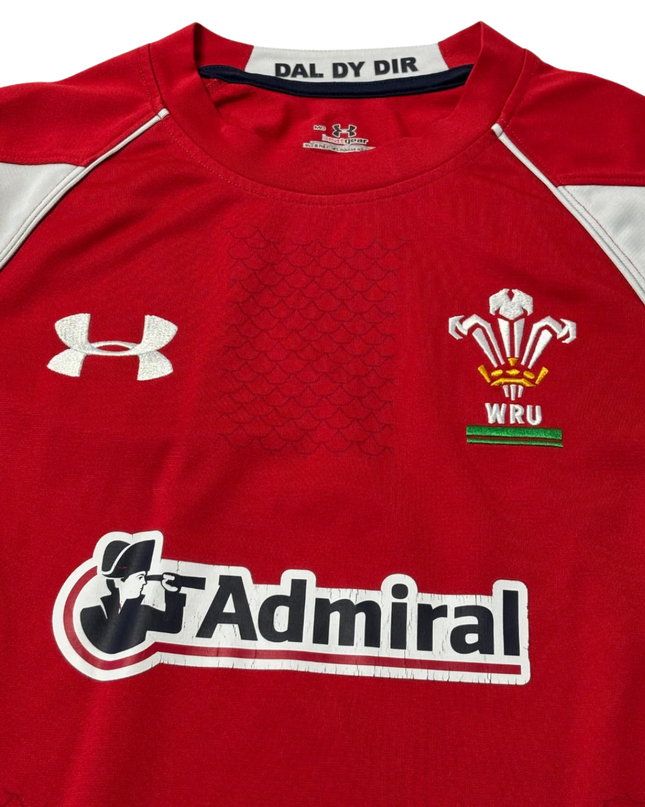 Wales WRU Rugby Under Armour Red Jersey