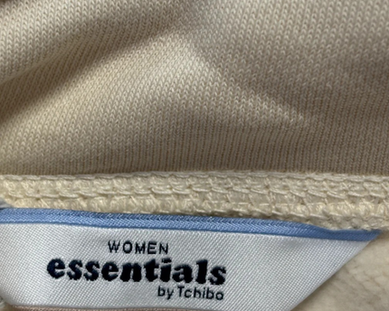 Tchibo Essentials Cream Mock Neck Snap-Front Jacket W/Tags