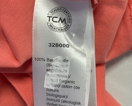 Tchibo Coral T-Shirt with Floral Print Accents