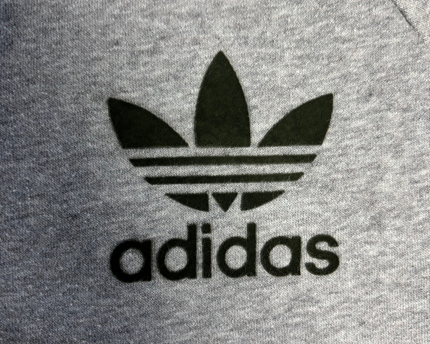 Adidas Grey Trefoil Crewneck Sweatshirt