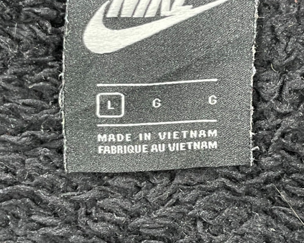 Nike Black Sherpa Fleece Hooded Full-Zip Jacket