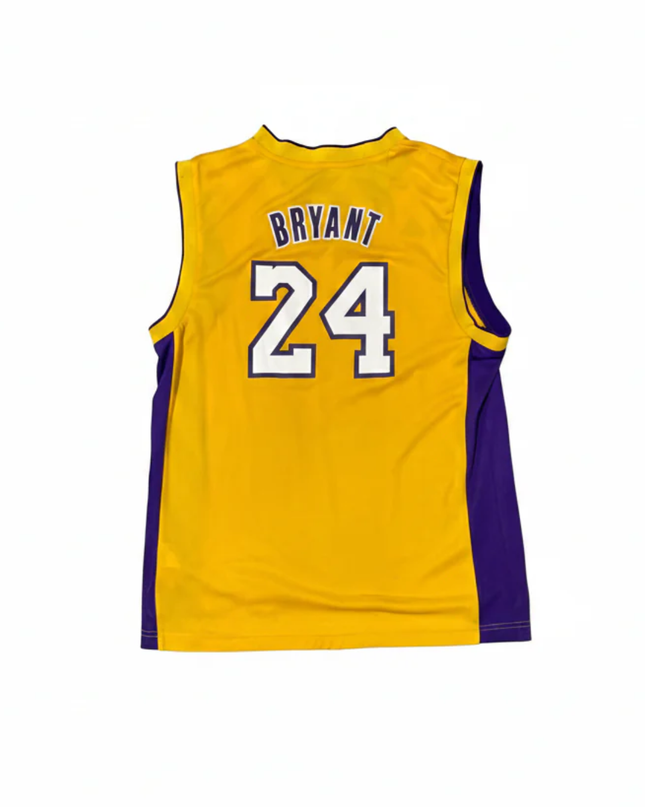 Adidas Yellow Kobe Bryant Los Angeles Lakers #24 Jersey