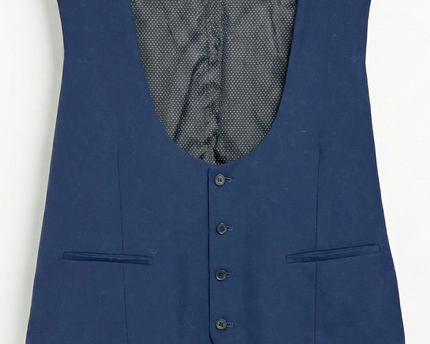Skopes Navy Blue Milan Scoop Neck Waistcoat
