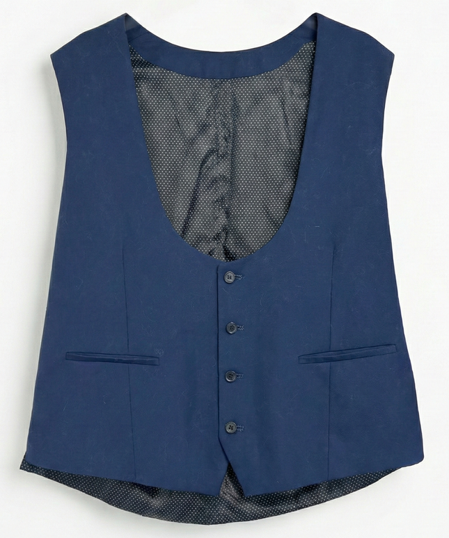 Skopes Navy Blue Milan Scoop Neck Waistcoat