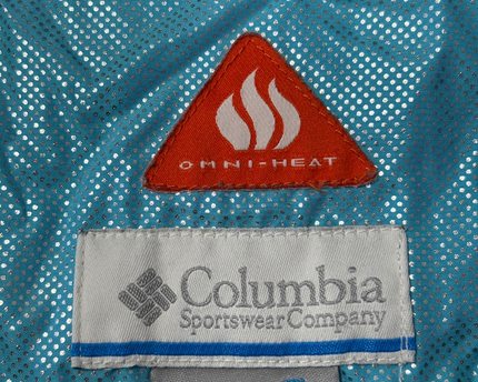 Columbia Navy Quilted Omni-Heat Interchange Puffer Jacket