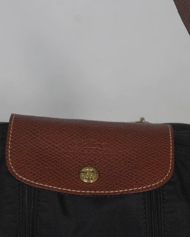 Longchamp Black Le Pliage Nylon Shoulder Bag