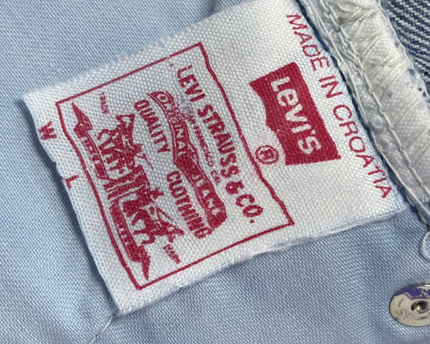 Levi's Classic Blue Straight Leg Denim Jeans