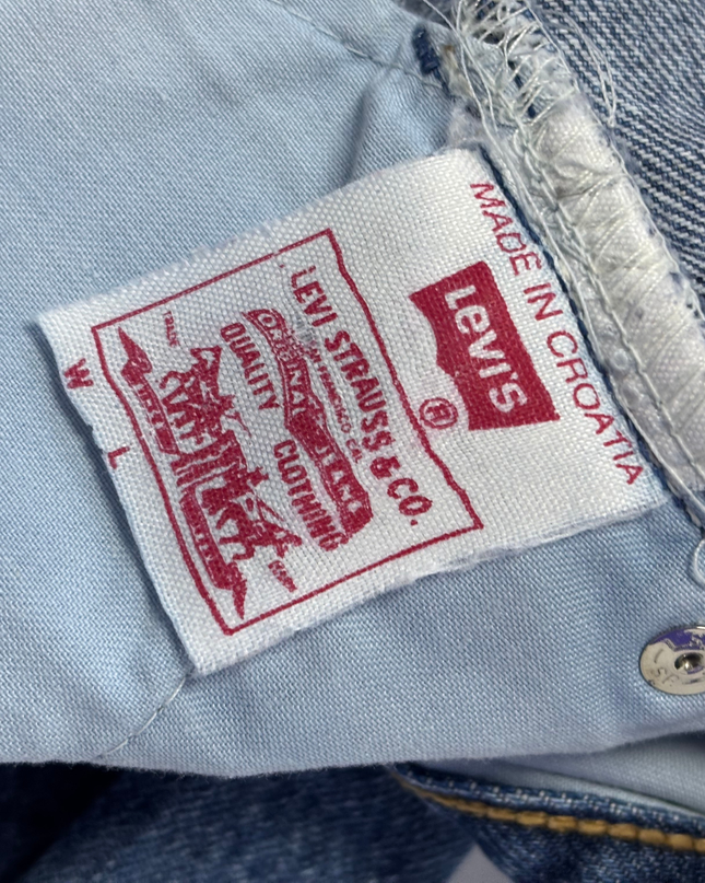 Levi's Classic Blue Straight Leg Denim Jeans