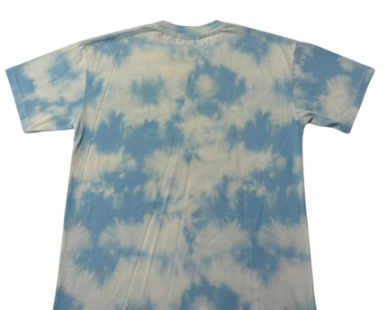 Pull&Bear Blue and White Tie-Dye Florida Gators Graphic Tee