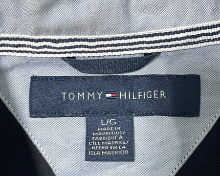 Tommy Hilfiger Black Long Sleeve Button-Down Shirt