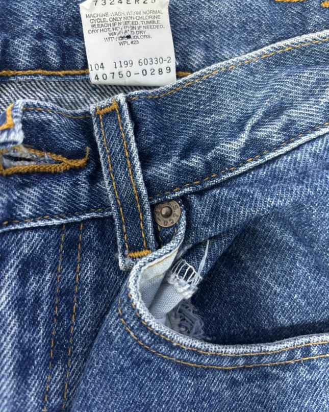 Levi's Blue 550 Relaxed Fit Student Jeans