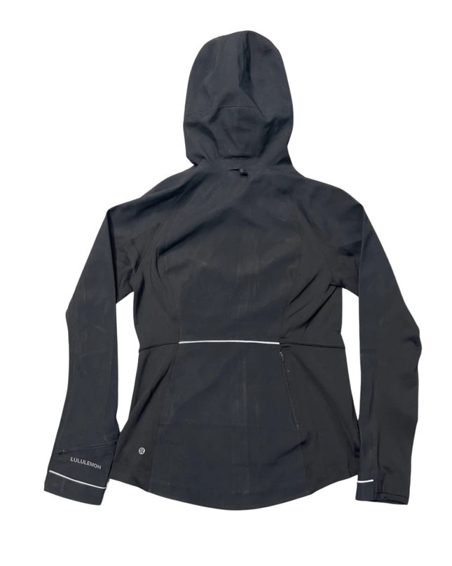 Lululemon Black Full-Zip Hooded Performance Jacket