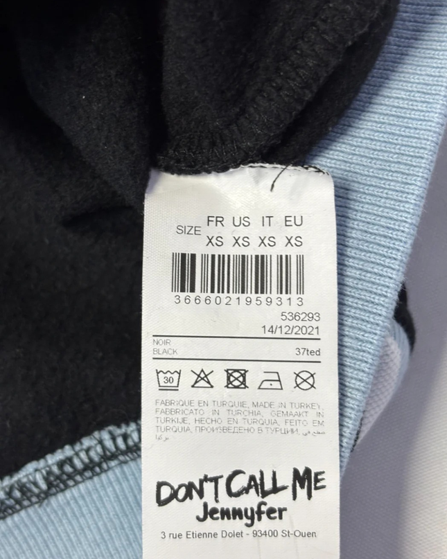 DON'T CALL ME Jennyfer Black San Francisco Varsity Vest
