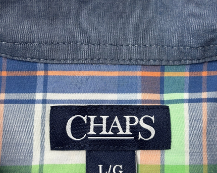 Chaps Multicolor Plaid Button-Down Shirt
