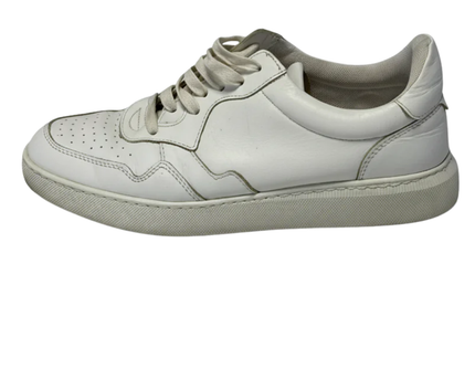Sorbino White Leather Low-Top Men's Sneakers