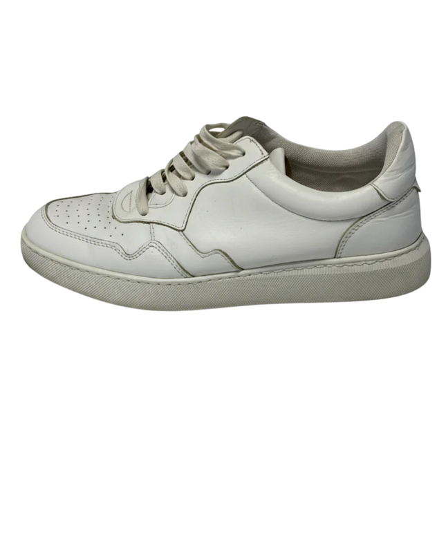 Sorbino White Leather Low-Top Men's Sneakers