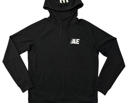 American Eagle Black Active Flex Graphic Pullover Hoodie