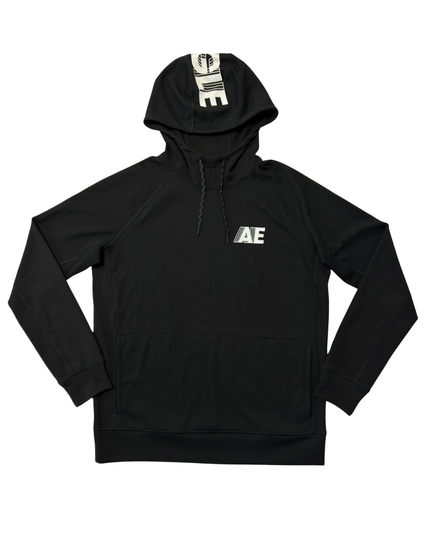 American Eagle Black Active Flex Graphic Pullover Hoodie