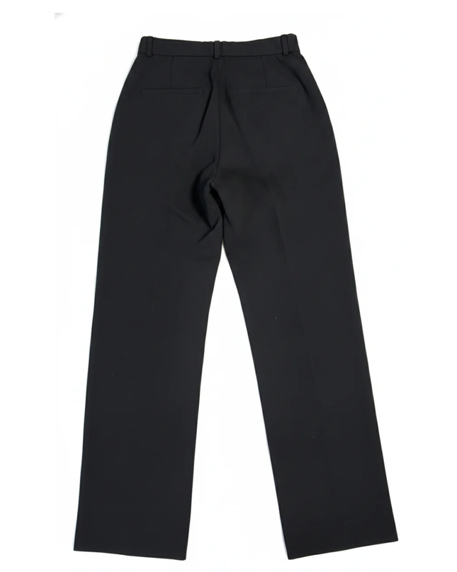 Abercrombie & Fitch Black Tailored Straight Leg Trousers
