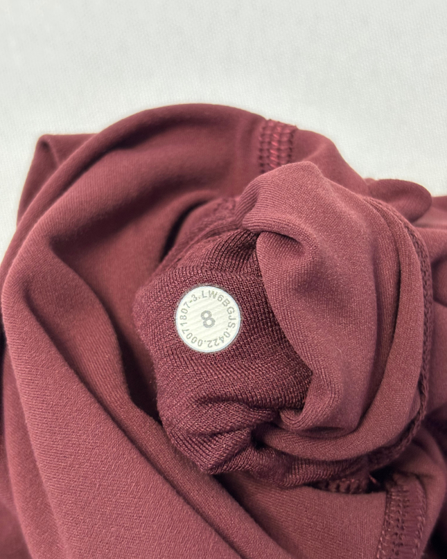 Lululemon Burgundy Align High-Rise Leggings