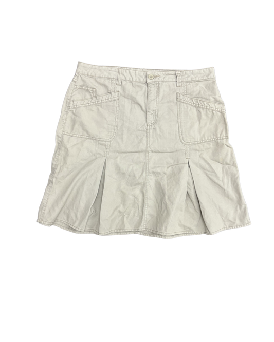 Faded Glory Originals Beige Cotton Cargo A-Line Skirt - XL
