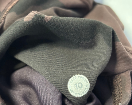 Lululemon Brown Camouflage Fast and Free High-Rise Leggings